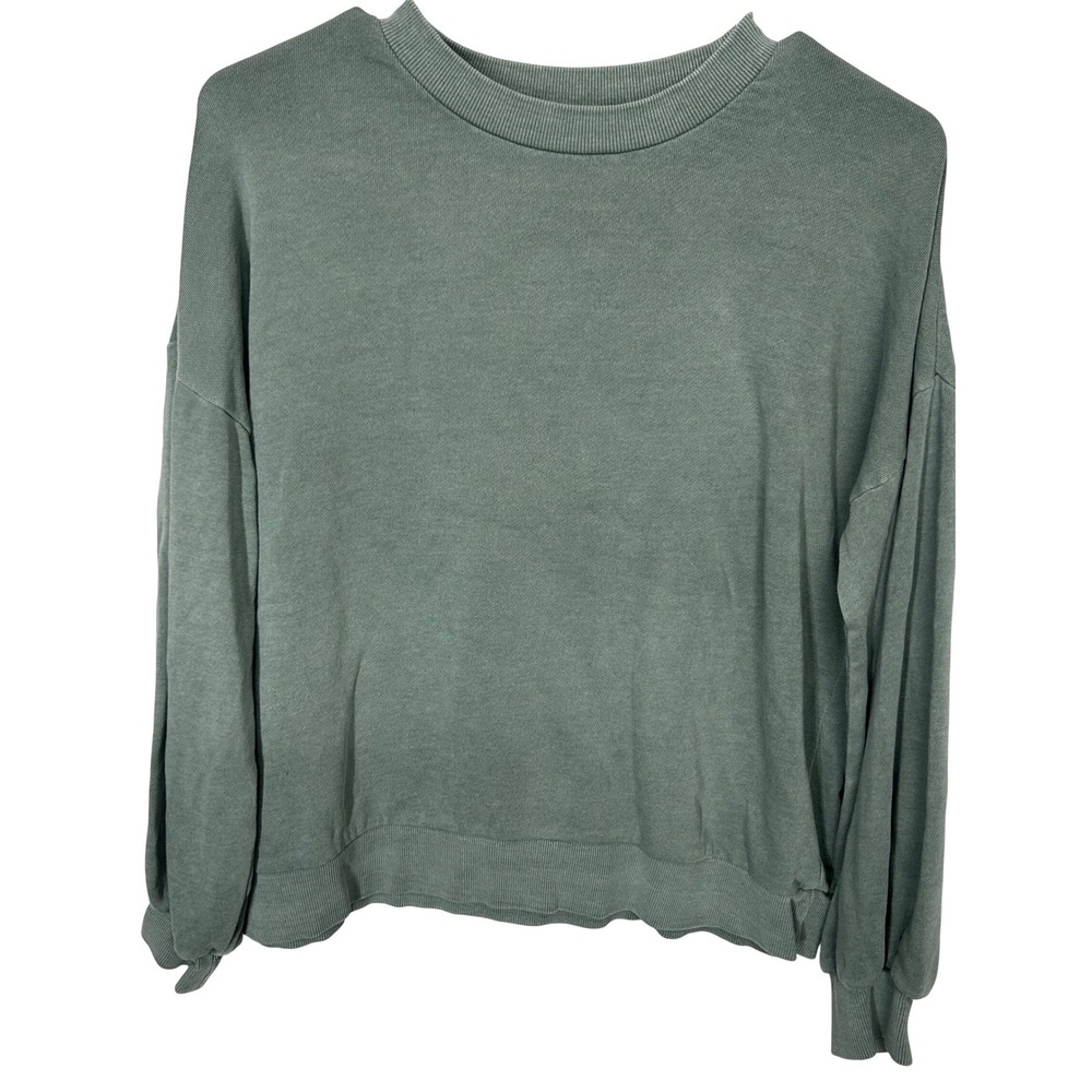 Dip Brand Green‎ Sweatshirt Balloon Sleeves Women's Size Small